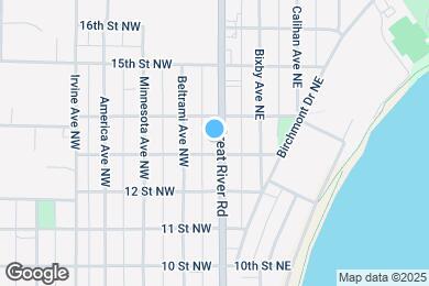 Map image of the property - 1305 Bemidji Ave N