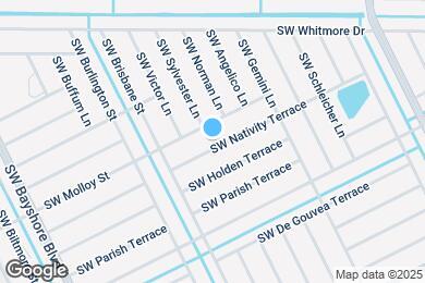 Map image of the property - 313 SW Nativity Terrace