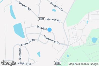 Map image of the property - 10305 Snowbell Ct