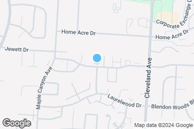 Map image of the property - Bayberry Place Townhomes