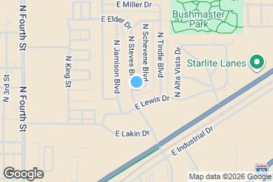 Map image of the property - 2800 E Burkhart Dr