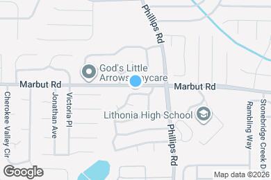 Map image of the property - 6123 Marbut Farms Chase