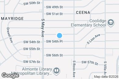 Map image of the property - 2741 SW 54th Pl