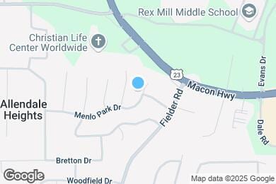 Map image of the property - 3074 Menlo Park Dr