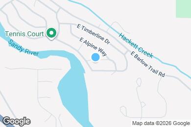 Map image of the property - 65377 E Sandy River Ln