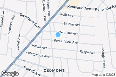 Map image of the property - 4408 Forest View Ave