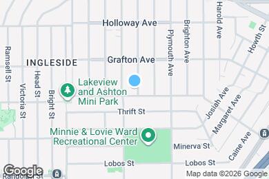 Map image of the property - 19 Miramar Ave