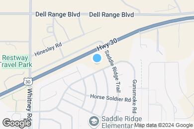 Map image of the property - Saddle Ridge Luxury Apartments