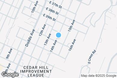 Map image of the property - 4012 14th Ave
