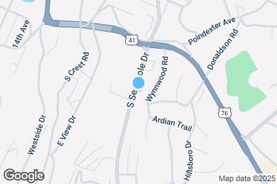 Map image of the property - 1032 S Seminole Dr