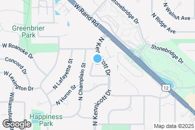 Map image of the property - 2422 N Kennicott Dr