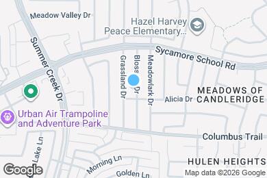 Map image of the property - 7728 Blossom Dr
