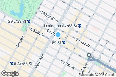 Map image of the property - 116 E 60th St