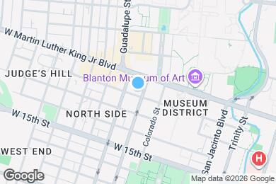 Map image of the property - Room in Condo on Lavaca St