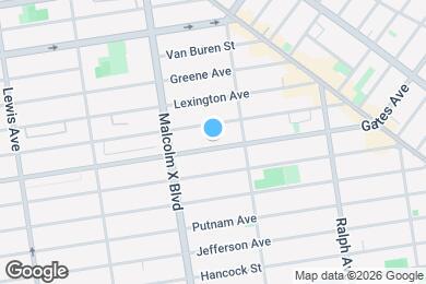 Map image of the property - 929 Gates Ave