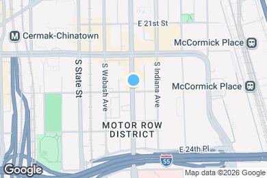 Map image of the property - 2299 S Michigan Ave