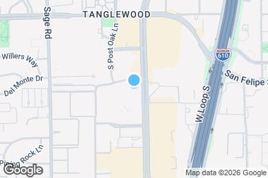 Map image of the property - 1980 Post Oak Blvd