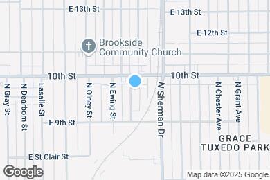 Map image of the property - 951 N Kealing Ave