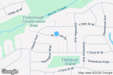 Map image of the property - 17063 Hamilton Dr