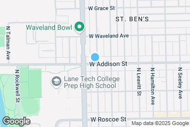 Map image of the property - 2332 W Addison St