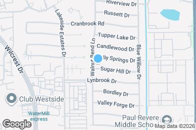 Map image of the property - 10730 Sugar Hill Dr