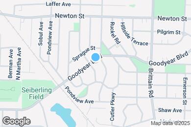 Map image of the property - 1396 Goodyear Blvd