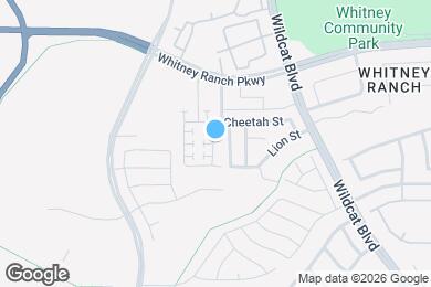 Map image of the property - New Home: 3 Bedroom / 2.5 Bathroom - Northwest Rocklin (Whitney Ranch)