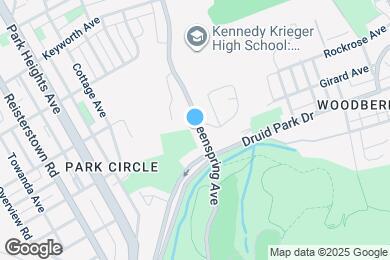 Map image of the property - 3522 Greenspring Ave