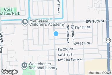 Map image of the property - 9131 SW 18th Ter