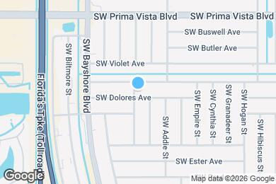 Map image of the property - 549 SW Fredrica St