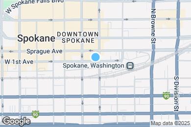 Map image of the property - 423 W 1st Ave