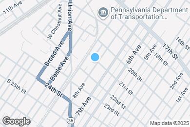 Map image of the property - 2104 8th Ave