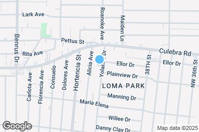 Map image of the property - 411 Yolanda Dr