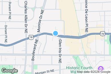 Map image of the property - 567 Ponce De Leon Ave NE