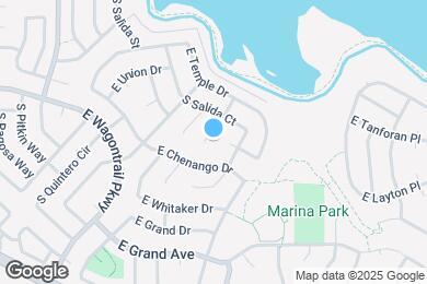 Map image of the property - 17476 E Plateau Dr