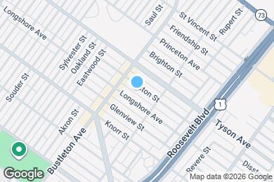 Map image of the property - 2130 Disston St