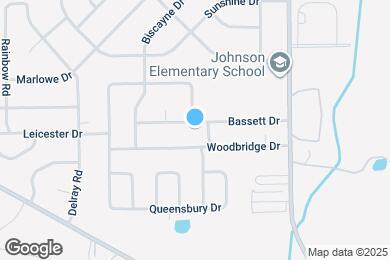 Map image of the property - 1166 Bassett Dr