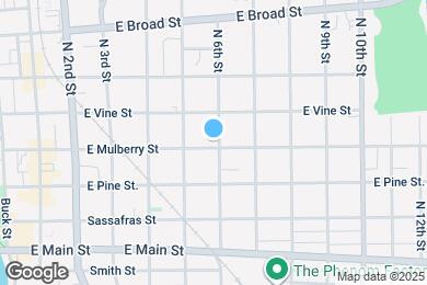 Map image of the property - 528 E Mulberry St