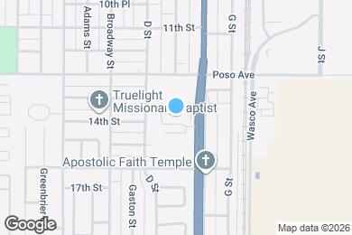 Map image of the property - Poso Place Senior Apartments