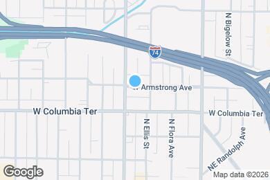 Map image of the property - 610 W Armstrong Ave