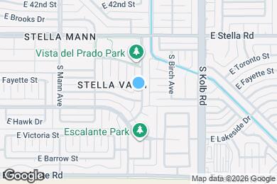 Map image of the property - 3412 S Jessica Ave