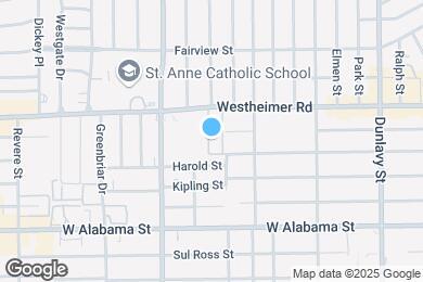 Map image of the property - The Westheimer Apartments