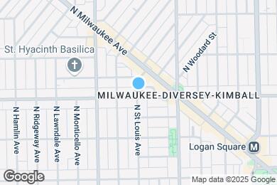 Map image of the property - 3464 W Diversey Ave