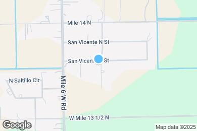 Map image of the property - 1405 San Vicente Sur