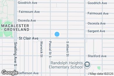 Map image of the property - 1439 St Clair Ave