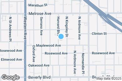 Map image of the property - 516 N Harvard Blvd