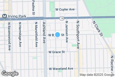 Map image of the property - 3849 N Greenview Ave
