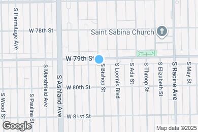 Map image of the property - 7912 S Bishop St