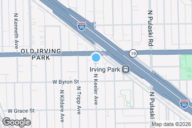 Map image of the property - 3933 N Keeler Ave