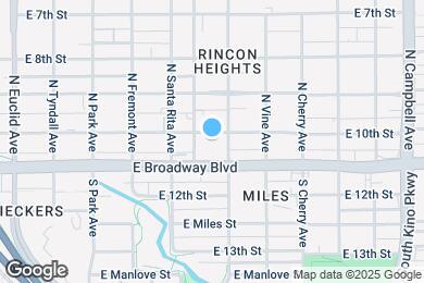 Map image of the property - 1330 E 10th St